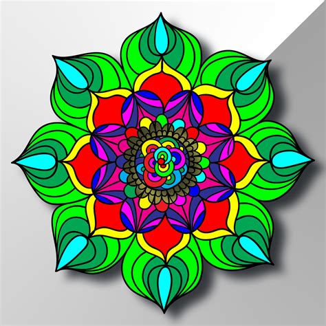 Mandala design illustration - PixaHive