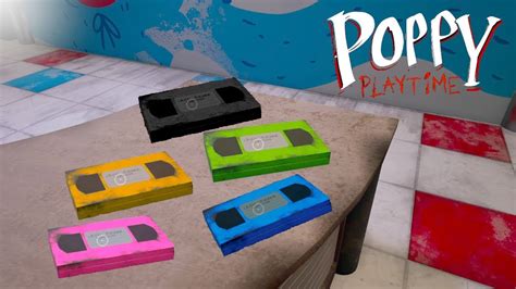 ALLE 5 VHS TAPES IN DER FABRIK FINDEN | POPPY PLAYTIME - YouTube