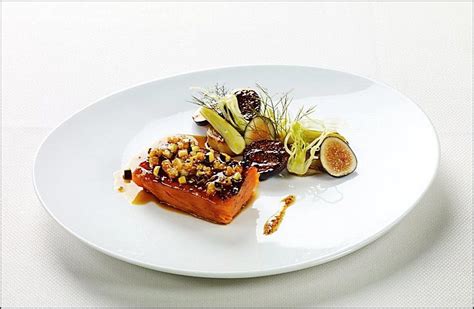 Chef Daniel Boulud | Roasted figs, Baked salmon, Food