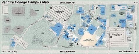 Ventura College Campus Map – Map Vector