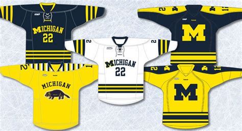 university of michigan hockey jersey - Google Search | Maize and blue ...