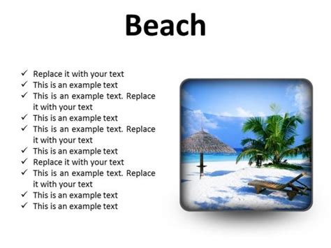 Beach Vacation PowerPoint Presentation Slides S - PowerPoint Templates