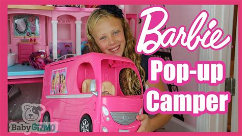 Barbie Pop Up Camper Unboxing and Review by Junior Gizmo - YouTube