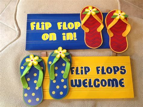 Flip flop on in! | Flip flop storage, Decorating flip flops, Summer flip flops