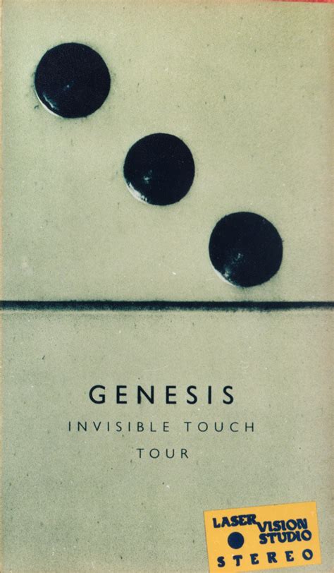 Genesis - Invisible Touch Tour (VHS, PAL) | Discogs