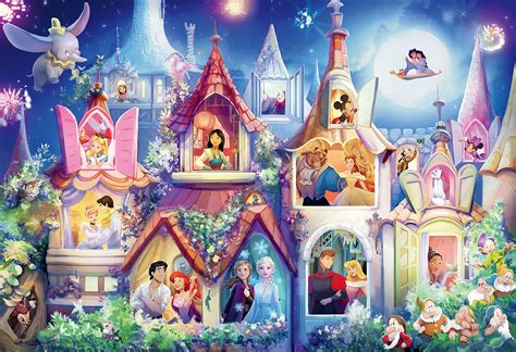 Ceaco - Disney/Pixar Collection, 2000 Piece Jigsaw Puzzle - Princess Castle- Buy Online in India ...