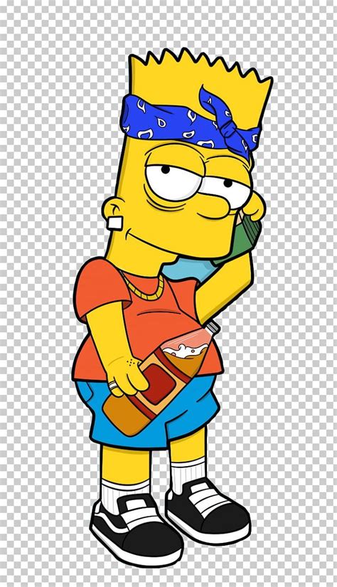 Desktop Bart Simpson Drawing Rapper PNG - Free Download | Simpsons drawings, Bart simpson ...