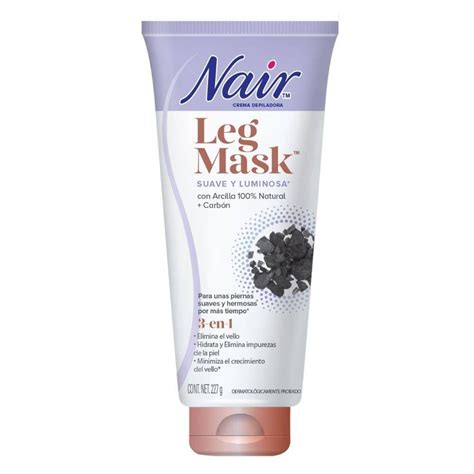 Crema depiladora Nair Leg Mask suave y luminosa 227 g | Walmart