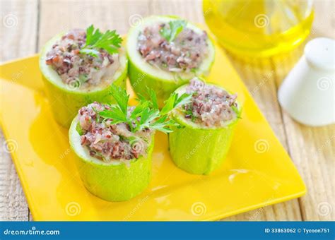 Marrow stock photo. Image of paprika, filling, rice, marrow - 33863062