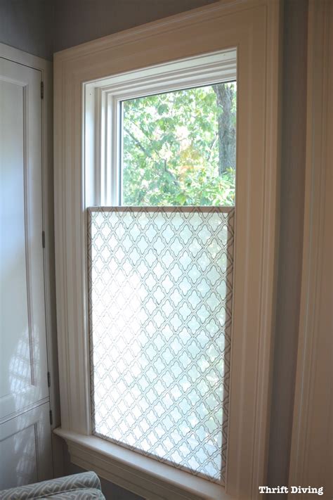 DC Design House Privacy Screen for bathroom window | Bathroom window treatments, Diy window ...