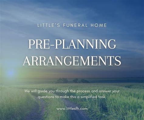 To Start Pre-Planning: http://www.littlesfh.com/preplanning.php Pre ...