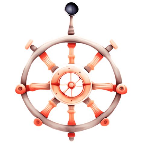 Digital Pirate Ship Wheel Graphic · Creative Fabrica