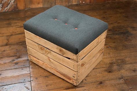 Handcrafted Footstool With Storage | From Me