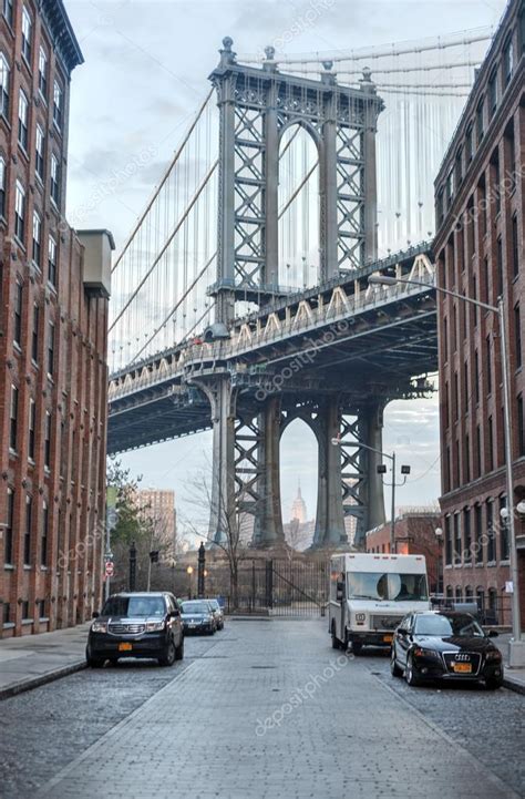 Manhattan Bridge from DUMBO – Stock Editorial Photo © demerzel21 #55554061