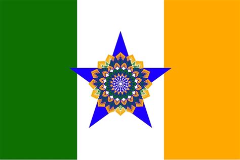 Flag of Akhand Bharat, 5 versions. : r/vexillology