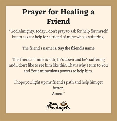 7 Prayers for Healing a Friend: Short Praying With Images