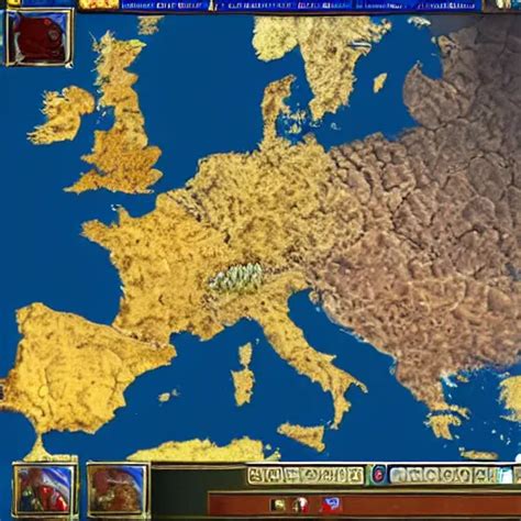 screenshot of the gameplay of Europa Universalis 5 | Stable Diffusion ...