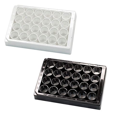 CLS-3575 - MICROPLATE, 24-WELL, ASSAY OR TISSUE CULTURE TREATED, BLACK OR WHITE, ROUND WELLS ...