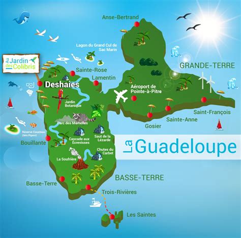 Guadeloupe World Map