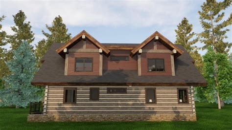 Creekside Floor Plan - Caribou Creek Log Homes