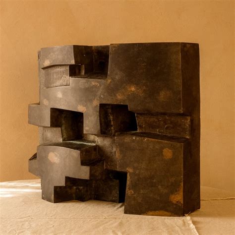 Brutalist bronze sculpture, 1970s | #226995