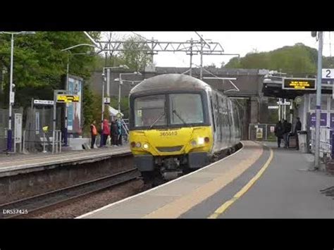 ScotRail Class 365 365513 arrives & departs Croy: 11th of May 2018 ...