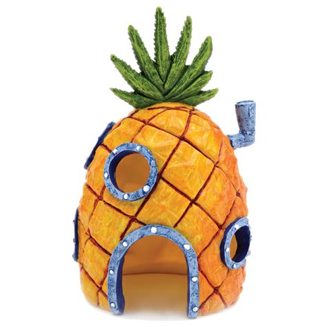 Penn Plax SpongeBob Pineapple Aquarium Ornament & Swim Holes