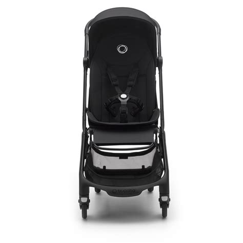 Bugaboo Butterfly seat stroller Midnight black sun canopy, midnight black fabrics, black chassis ...