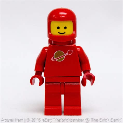 LEGO Vintage Original sp005 Classic Red Space Astronaut Minifigure with ...