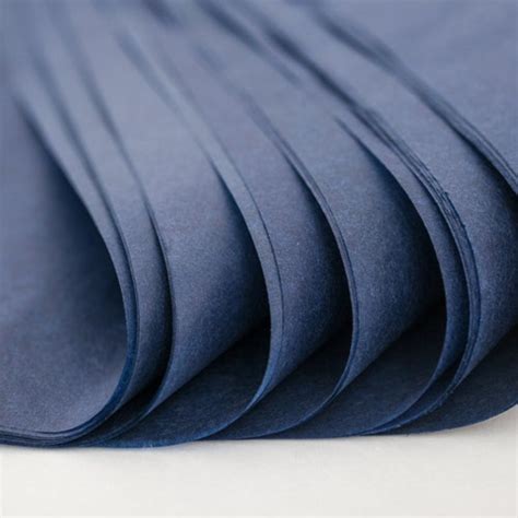 Navy Blue Tissue Paper 24 Sheets Bulk Midnight Blue Tissue - Etsy