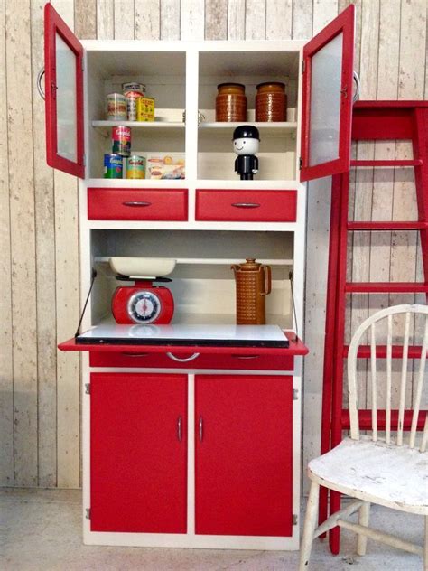 Vintage Retro 50s 60s Kitchen Cabinet Cupboard Larder Kitchenette Mid ...