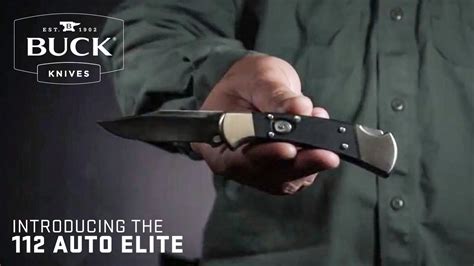 Buck Knives Know Our Product - 112 Auto Elite Knife - YouTube