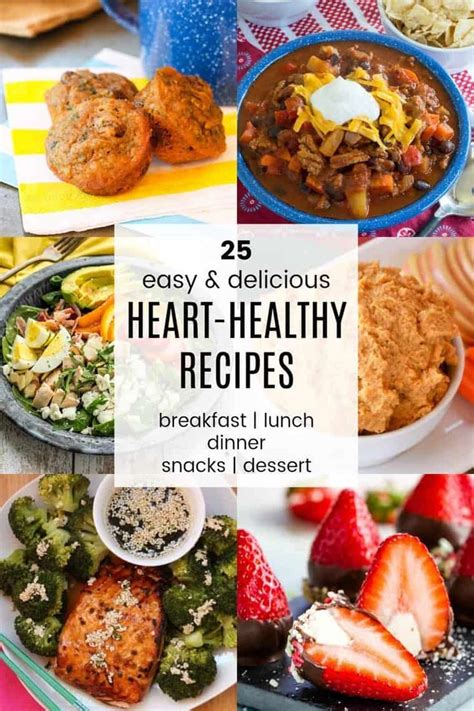 25 Heart-Healthy Recipes - Easy Meals for Heart Health - Cupcakes & Kale Chips | Heart healthy ...