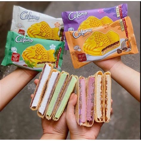 (Hỏa tốc) KEM BÁNH CÁ CELANO TRÀ SỮA / VANI / KHOAI MÔN / MATCHA / DỪA TẮC | Shopee Việt Nam