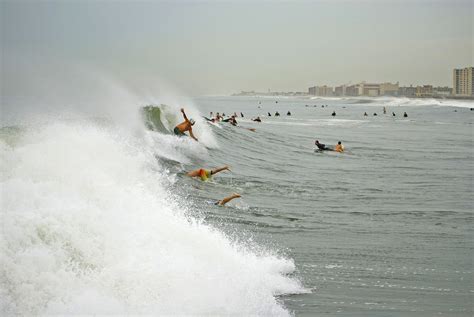 It's Not Hard To Reach — Surfing Rockaway Beach Photos