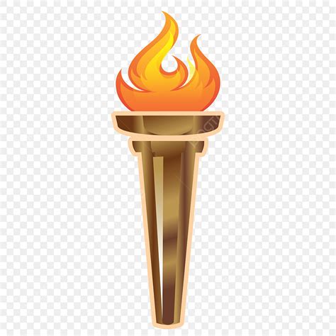 Ancient Dark Bronze Olympic Torch Symbol, Medal, 2020, 2021 PNG and Vector with Transparent ...