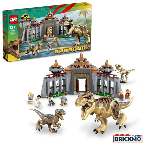 LEGO Jurassic World 76961 Visitor Center: T. rex & Raptor Attack 76961 ...