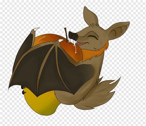 Megabat Drawing, bat, animals, carnivoran, dog Like Mammal png | PNGWing