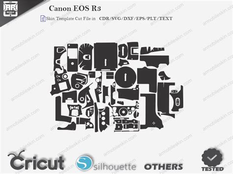 Canon EOS R3 Skin Template Vector - ARMOBILESKIN