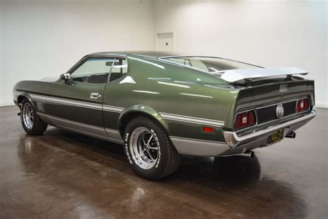 1971 Ford Mustang Mach 1 429 Super Cobra Jet 32754 Miles Green 429 V8 5 Speed M for sale: photos ...