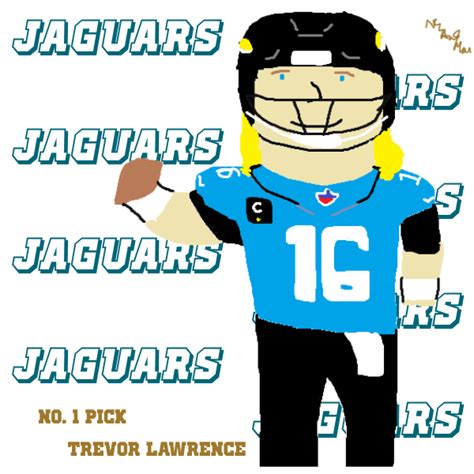 Trevor Lawrence Draft Art, By me : r/Jaguars