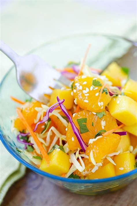 Asian Fruit Slaw | Easy Delicious Recipes