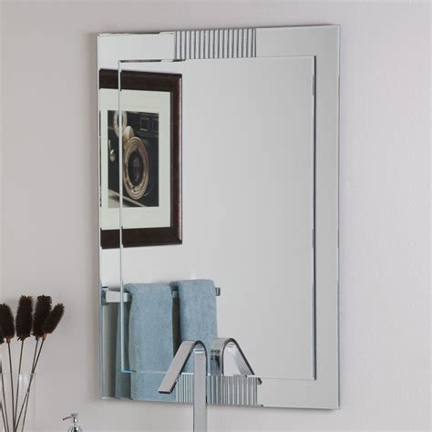 20 Inspirations Frameless Bathroom Wall Mirrors