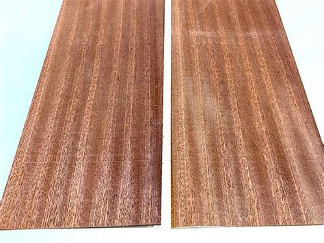 Sapele veneer (flat-cut) - 2 pcs, 6" x 84" - DomEx Hardwoods