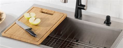 Undermount Kitchen Sink With Cutting Board – Things In The Kitchen