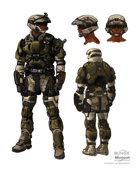 Space Ship Guru: Marine concept and Master Chief promotional art