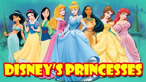 Learn the Names of All Disney Princesses | Learning Videos for Kids ...