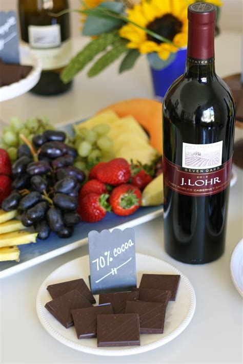 Chocolate and Wine Tasting Party - Glorious Treats