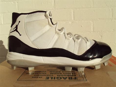 Air Jordan XI (11) 'Concord' Baseball Cleat - CC Sabathia PE- SneakerFiles