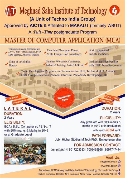 Online Admission | MSIT | Top Engineering Colleges